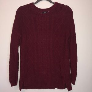Burgundy sweater